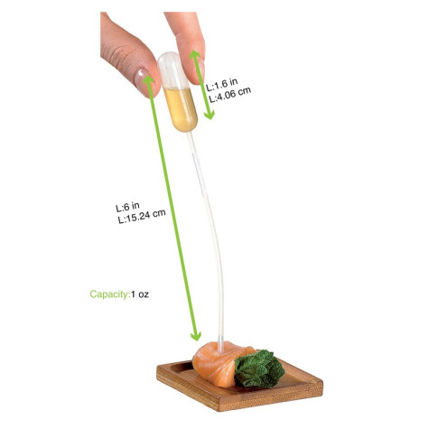 Pipette pointe fine  15,6 H160mm