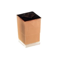 Verrine plastique PS transparent carrée "Quadra" 72x72mm H72mm 200ml