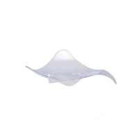 Mise en bouche plastique PS triangulaire "Triba" 80x80mm H20mm