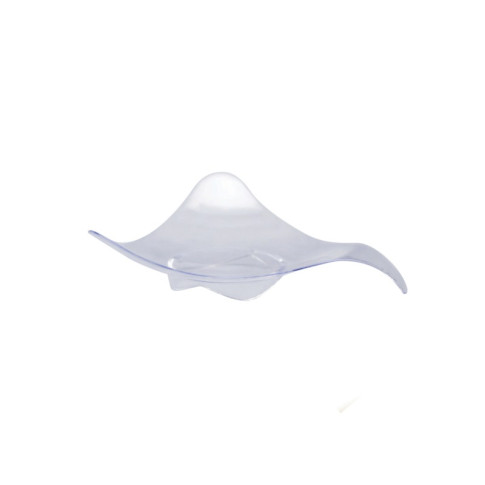Mise en bouche plastique PS triangulaire "Triba" 80x80mm H20mm