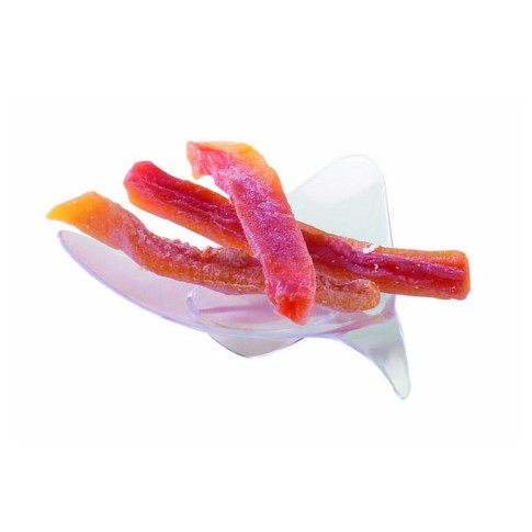 Mise en bouche plastique PS triangulaire "Triba" 80x80mm H20mm