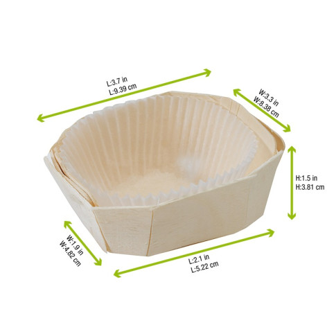 Moule de cuisson bois rond