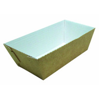 Moule de cuisson carton microflute rectangulaire  80x40mm H30mm