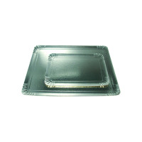 Plateau carton argent  220x160mm