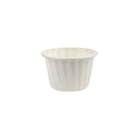 Pot papier plissé blanc  H51mm 30ml