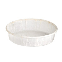 Pot papier plissé blanc   H30mm 30ml