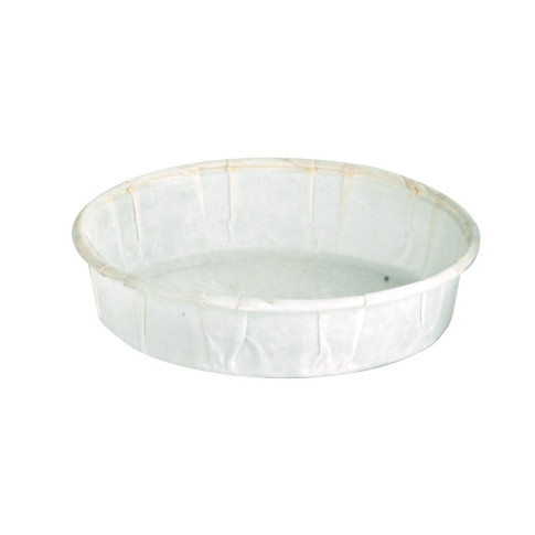 Pot papier plissé blanc   H30mm 30ml