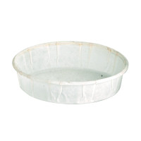 Pot papier plissé blanc avec Boite distributrice   H28mm 30ml