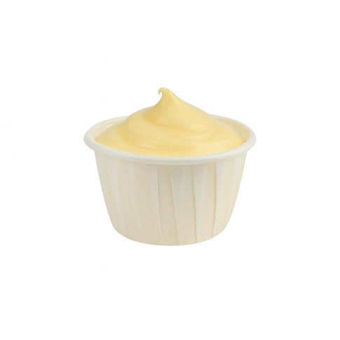 Pot papier plissé blanc avec Boite distributrice   H28mm 30ml