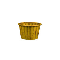Pot papier plissé kraft avec Boite distributrice   H28mm 30ml