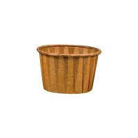 Pot papier plissé kraft avec Boite distributrice   H35mm 60ml