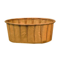 Pot papier plissé kraft avec Boite distributrice   H30mm 120ml