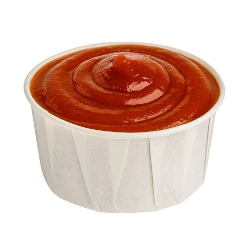 Pot papier plissé blanc  H40mm 150ml