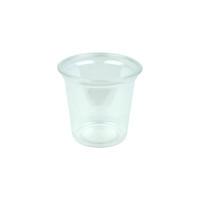 Pot plastique PET transparent  H43mm 30ml