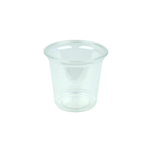 Pot plastique PET transparent  H43mm 30ml