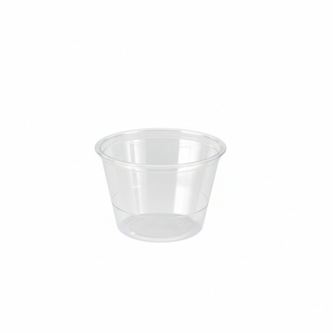 Pot plastique PET transparent   H44mm 120ml