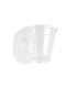 Pot plastique PET transparent  H68mm 150ml