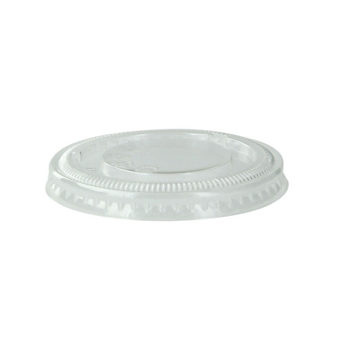 Couvercle transparent plat en plastique PET  H8mm