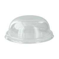 Couvercle dôme transparent en plastique PET  H36mm