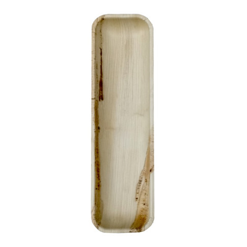 Plateau rectangulaire en palmier  325x90mm H25mm