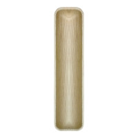 Plateau rectangulaire en palmier  410x90mm H25mm