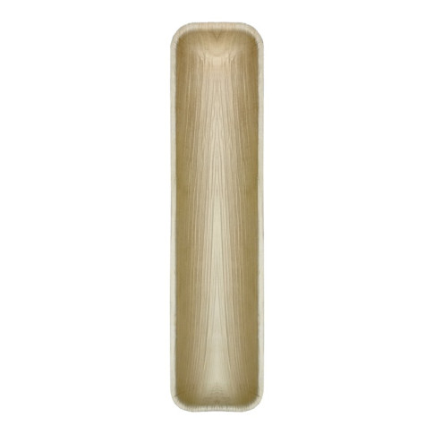 Plateau rectangulaire en palmier  410x90mm H25mm
