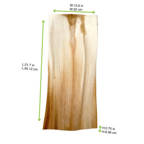 Feuille de palmier naturelle  550x320mm