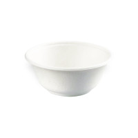 Bol rond blanc en pulpe   H48mm 350ml