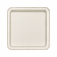 Couvercle PLA pour Plateau repas pulpe 5 compartiments 300x244mm H37mm