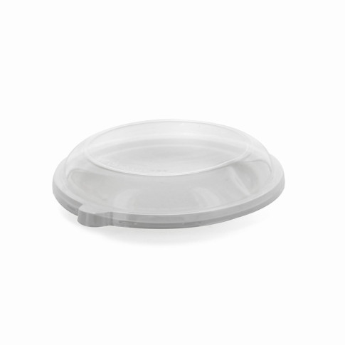 Couvercle plat transparent en plastique PET  H30mm