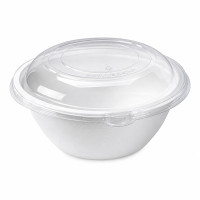 Couvercle plat transparent en plastique PET  H20mm