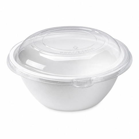 Couvercle plat transparent en plastique PET  H20mm
