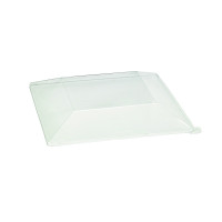 Couvercle RPET transparent  260x260mm H50mm