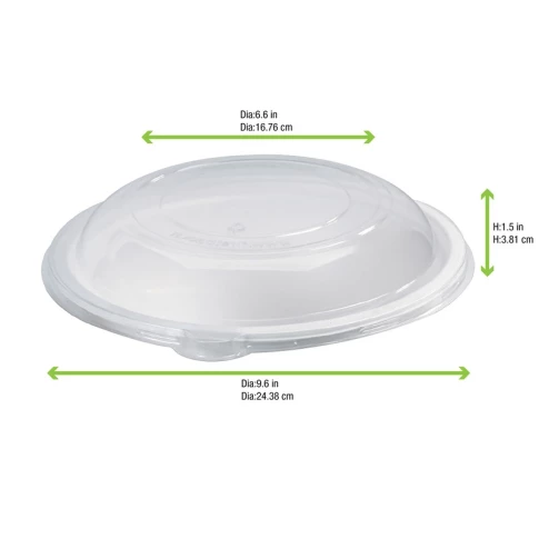 Couvercle plat transparent en plastique PET  H0,3mm