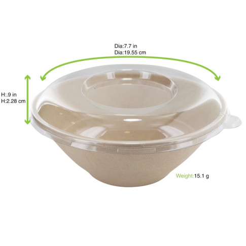 Couvercle plat transparent en plastique PET