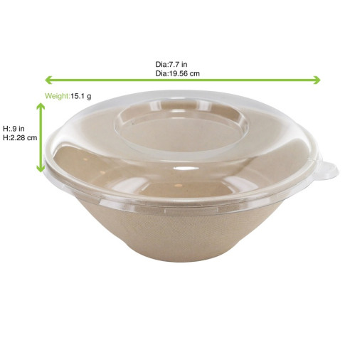 Couvercle plat transparent en plastique PET