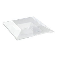Couvercle PET transparent  220x220mm H40mm