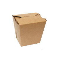 Pot carton rond kraft fermeture à fente 85x98mm H95mm 750ml