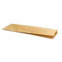 Sac à pain papier kraft brun  100x40mm H610mm