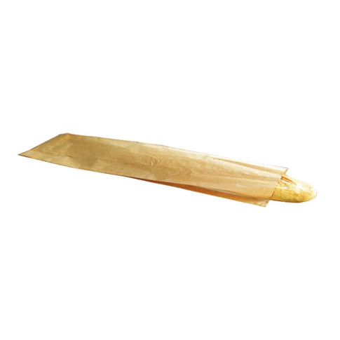 Sac à pain papier kraft brun  100x40mm H640mm