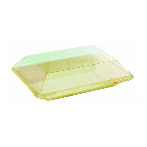 Couvercle Dôme Scandinavie transparent en plastique PET 190x140mm H20mm