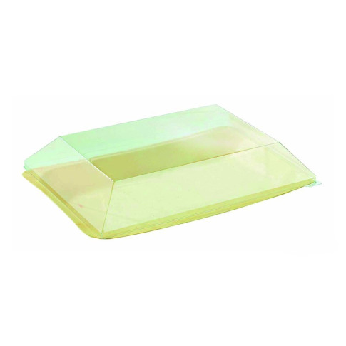 Couvercle Dôme Scandinavie transparent en plastique PET 205x135mm H38mm