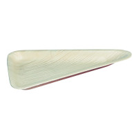 Assiette triangulaire en palmier  250x140mm H12mm 240ml