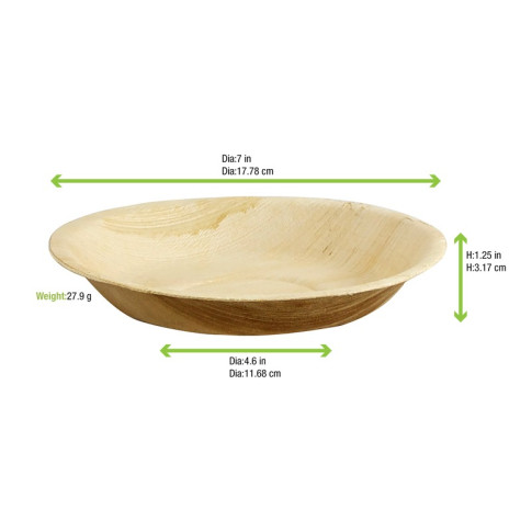 Bol rond en palmier   H35mm 425ml