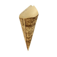 Cône en feuille de bambou  H170mm 147ml
