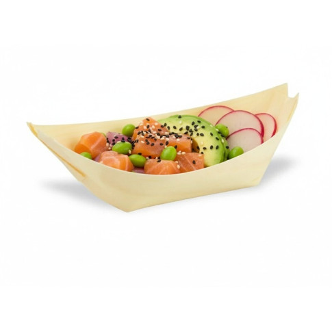 Barquette bateau bois  113x70mm H14mm