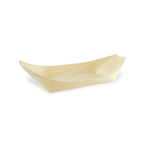 Barquette bateau bois 215x108mm H30mm