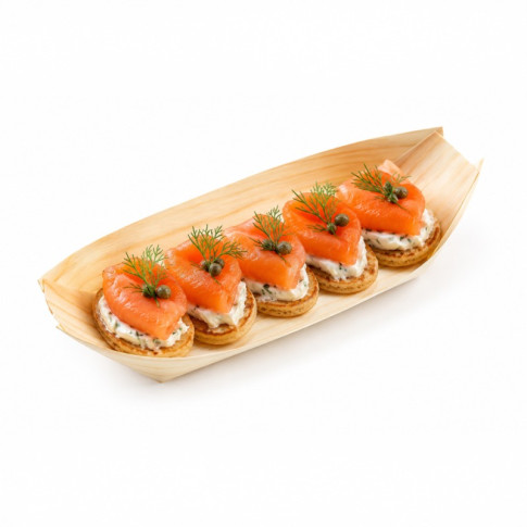 Barquette bateau bois  245x115mm H27mm