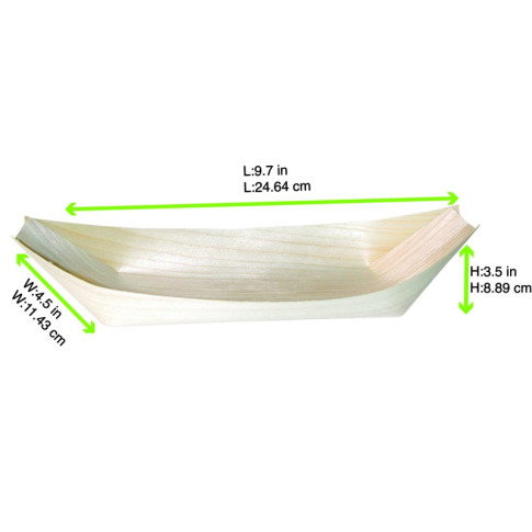 Barquette bateau bois  245x115mm H27mm