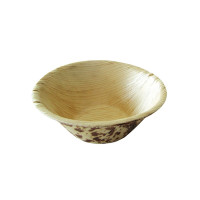 Mini coupelle en feuille de bambou "Zebra"   H20mm 60ml